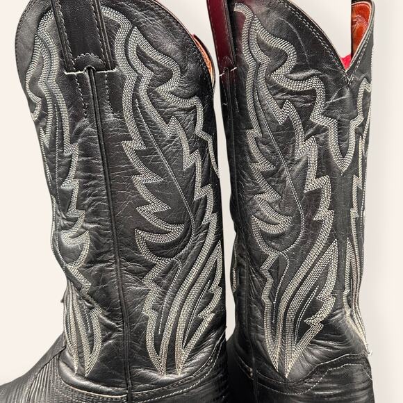 Black Justin Boots Men’s Size 7 | Stamped Imperfect - Picture 6 of 6